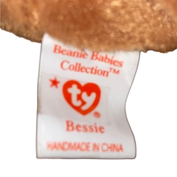 LTY Beanie Baby Bessie The Longhorn. PVC Pellets - Picture 7 of 8